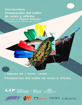 Cartel de la Premiación del taller de artes y oficios