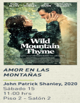 Cartel de Ciclo de cine y literatura: Amor en las montañas