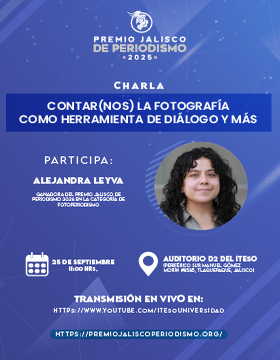 Cartel de Charla: Contar(nos) la fotografía como herramienta de diálogo y más