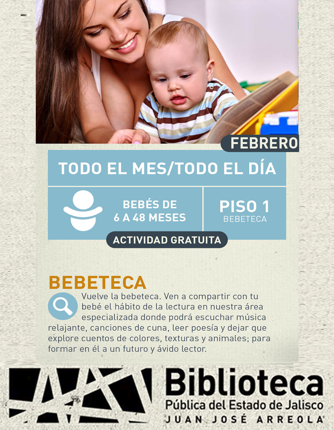 Cartel de bebeteca