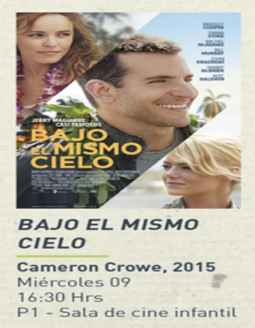Cartel de Ciclo del cine juvenil: Bajo el mismo cielo