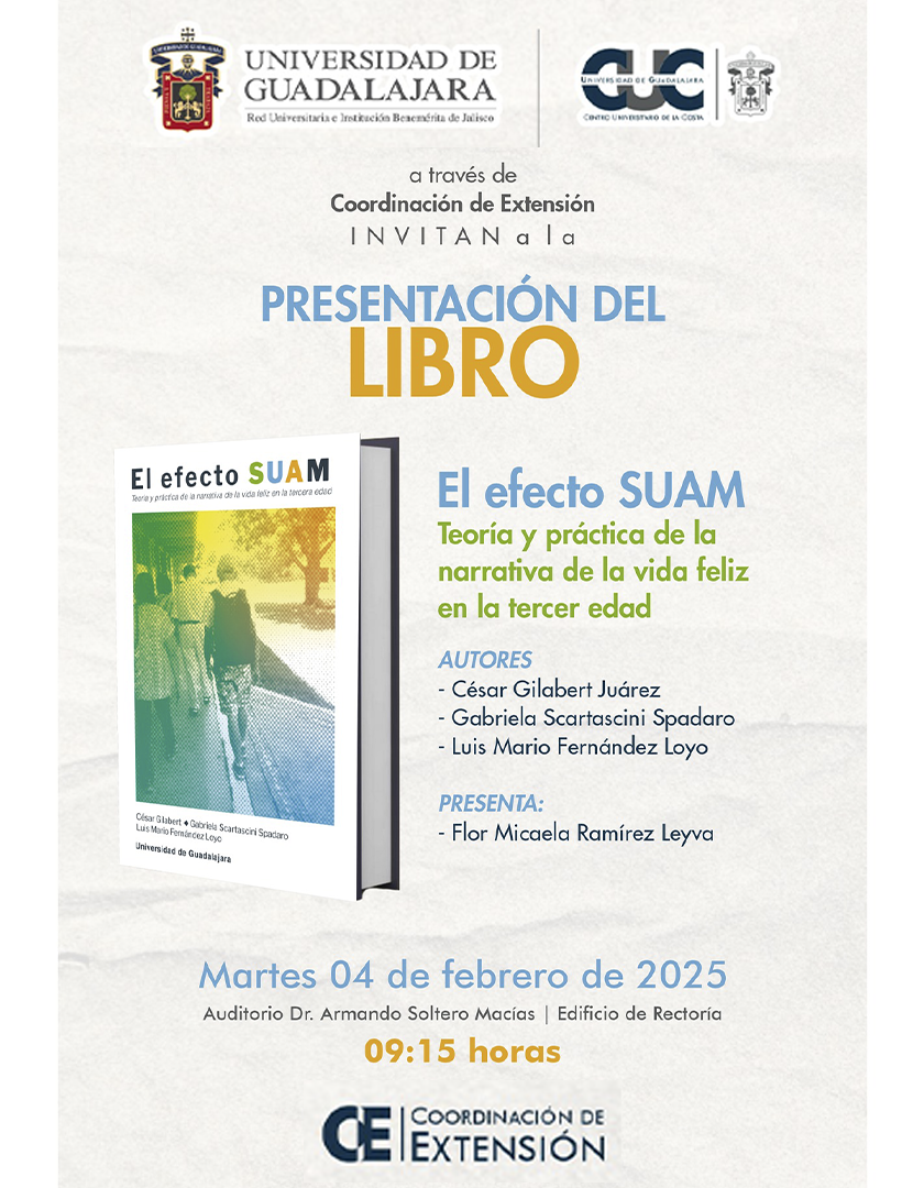 Cartel de la Presentación del libro: El efecto SUAM