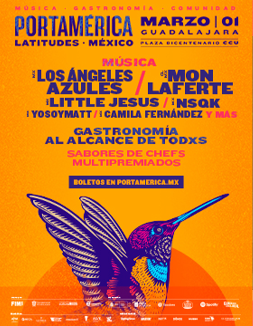 Cartel de Portamérica Latitudes • México 2025