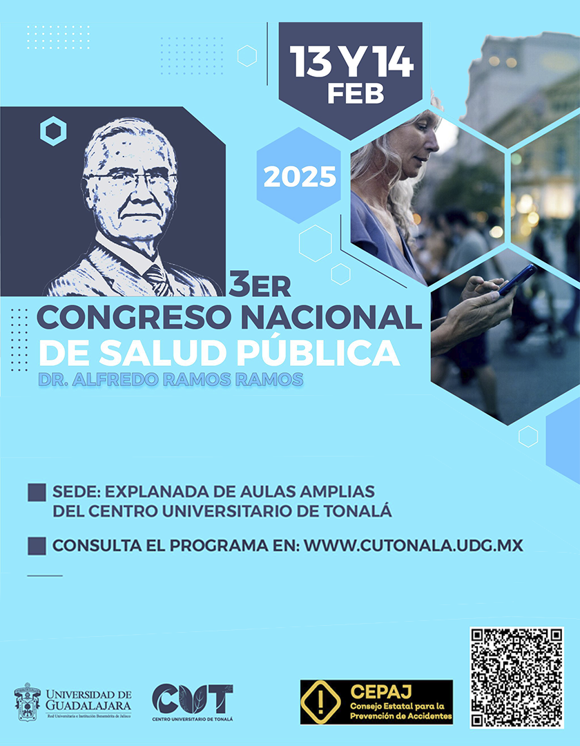 Cartel del 3er Congreso Nacional de Salud Pública "Dr. Alfredo Ramos"