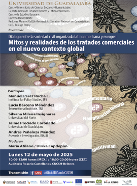 cartel Diálogo entre la sociedad civil organizada latinoamericana y europea