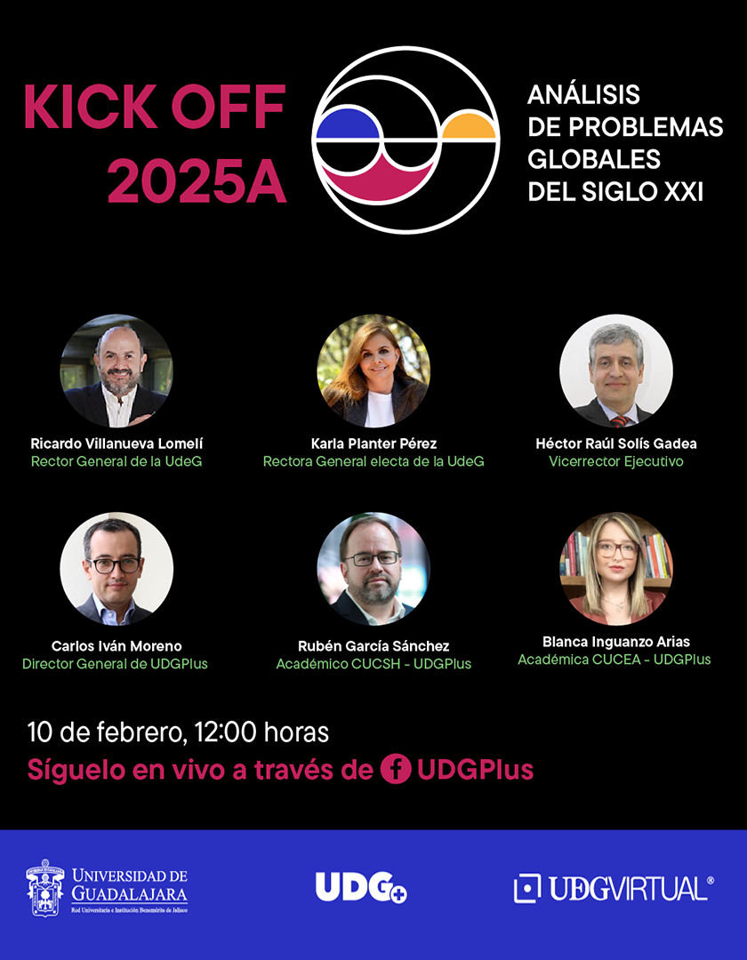 Cartel del Kick Off 2025 de la materia "Análisis de Problemas Globales del Siglo XXI"