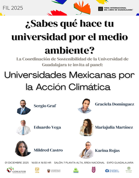 Cartel del Panel: Universidades Mexicanas por la Acción Climática 