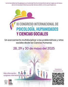 Cartel de III Congreso Internacional de Psicología, Humanidades y Ciencias Sociales