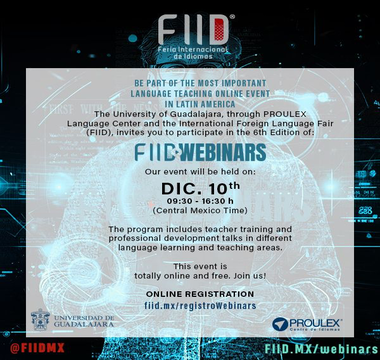 Cartel de la 6th Edition of FIID WEBINARS