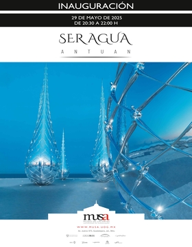 Cartel de Inauguración de la exposición: Ser agua