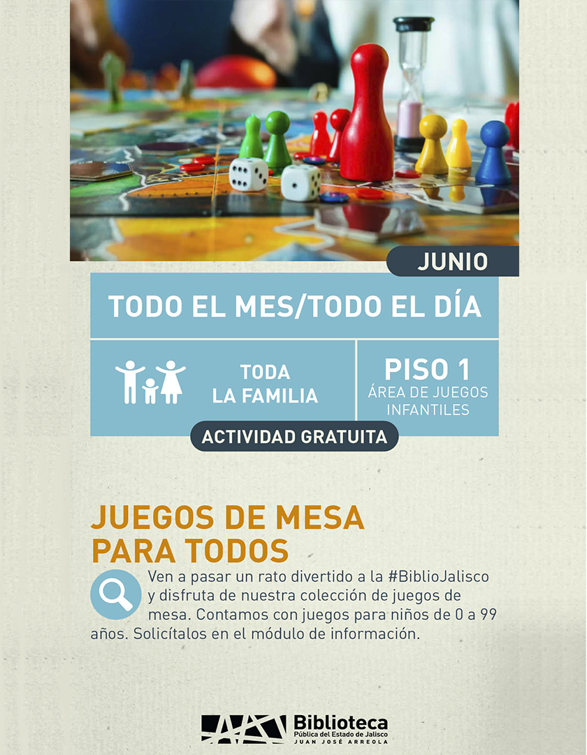 Cartel de Juegos de mesa