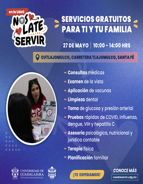 Cartel de Campaña: Nos late servir en CUTlajomulco