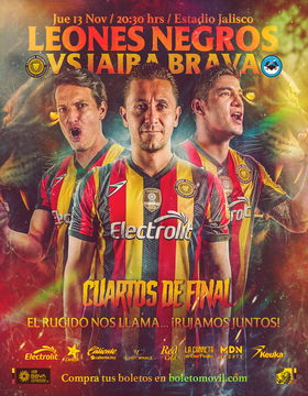 Cartel de Leones Negros vs Jaiba Brava