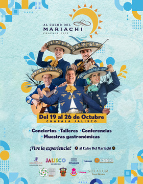 Cartel de Al calor del mariachi, Chapala 2025
