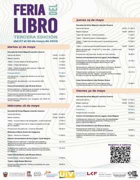 Cartel de III Feria del Libro en CULagos