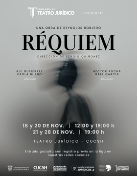 Cartel de la Puesta en escena: Réquiem