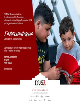 Cartel de Teatricuenteando con Tony el cuentacuentos