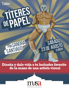Cartel del Taller: Títeres de papel