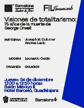 Cartel de Visiones de totalitarismo: 75 años de la muerte de George Orwell
