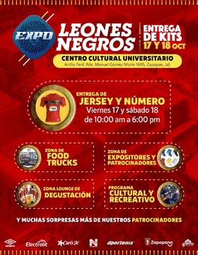 Cartel de la Expo Leones Negros 2025