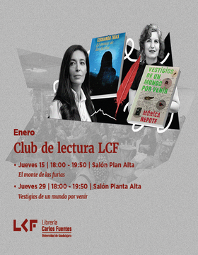 Cartel del Club de Lectura LCF: Vestigios de un mundo por venir 