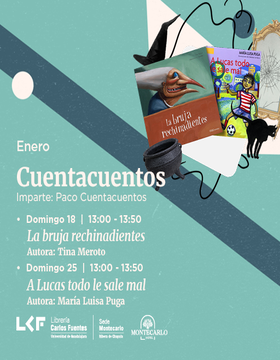 Cartel de Cuentacuentos: A Lucas todo le sale mal