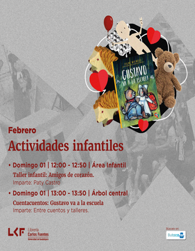 Cartel de Taller infantil: Amigos de corazón