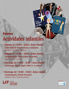 Cartel de Taller infantil: Entre ratones y romances