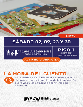 Cartel de La hora del cuento