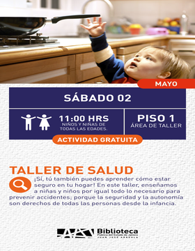 cartel del Taller de salud 