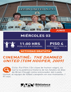 Cartel de Cinematiné: The Damned United