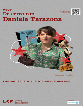 Cartel de De cerca con… Daniela Tarazona