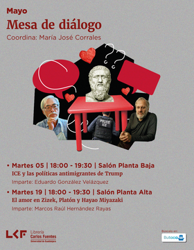 Cartel de Mesa de diálogo: El amor en Zizek, platón y Hayao Miyazaki