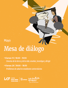Cartel de Mesa de diálogo: Ciencias de la tierra y de la vida: enseñar, investigar y dirigir