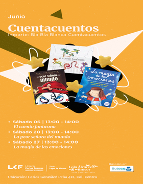 Cartel de Cuentacuentos: La magia de las emociones