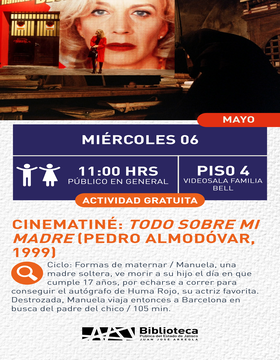 Cinematiné: Todo sobre mi madre