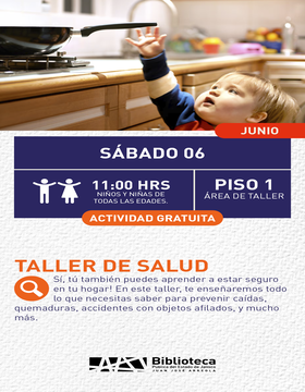 Cartel del Taller de salud 