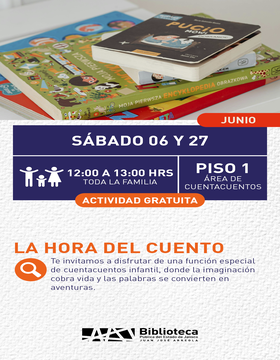 Cartel de La hora del cuento