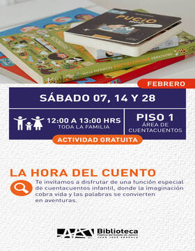 Cartel de La hora del cuento