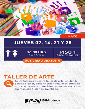 Cartel del Taller de arte 
