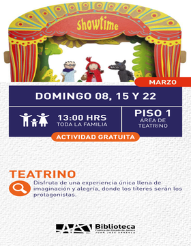 Cartel de Teatrino