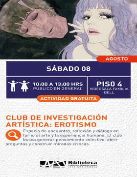 Cartel de Club de investigación artística: La Erotismo