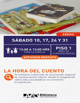 Cartel de La hora del cuento