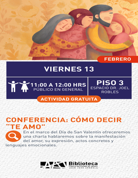 Cartel de Conferencia: Cómo decir “te amo”