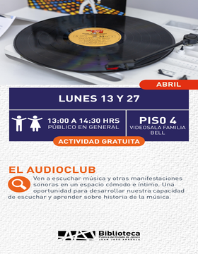 Cartel de El audioclub