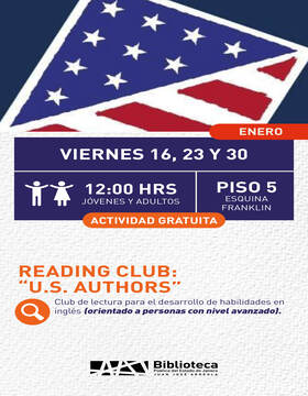 Cartel del Reading club: “U.S. Authors”