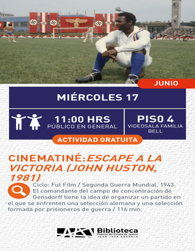 Cartel de Cinematiné: Escape a la Victoria