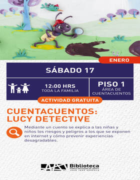 Cartel del Cuentacuentos: Lucy detective