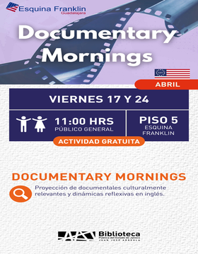 Cartel de Documentary Mornings