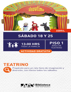Cartel de Teatrino